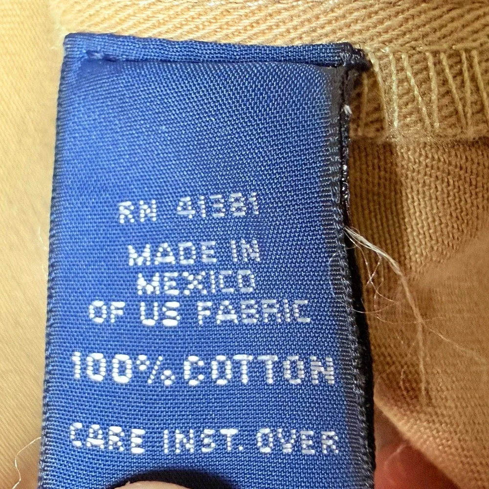Vintage 90s Polo Ralph Lauren Mens Andrew Pant Mens 42x30 Chino Double Pleated